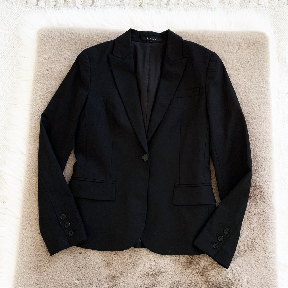 Theory Black Blazer
